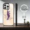 Flower Plant M-Moon Pattern   Phone Case For iPhone17,16,15,14,13,12,11 Plus,Pro Magnetic For Magsafe Wireless Charging