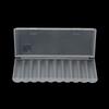 AAAAA Plastic Battery Storage Box Hard Container Case For 10 Slot AAA/AA/18650 Battery Portable Battery Waterproof Organizer Box