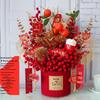 Fortune Fruit Red Berry & Holly Flower Arrangement - New Year Spring Festival Gift