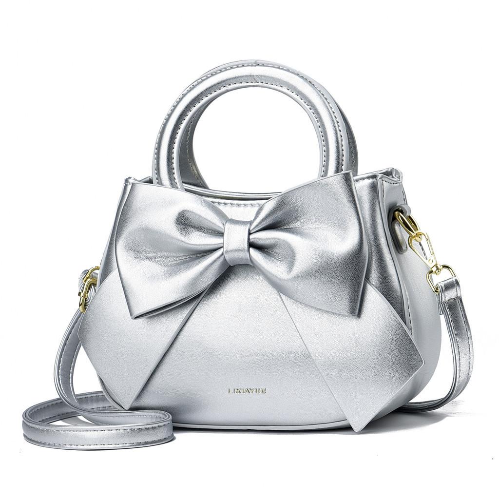 Spring Summer Small Bag 2023 New Trend High-end Sense Fashionable Atmospheric Single Shoulder Handbag Ladies Crossbody Bag серый