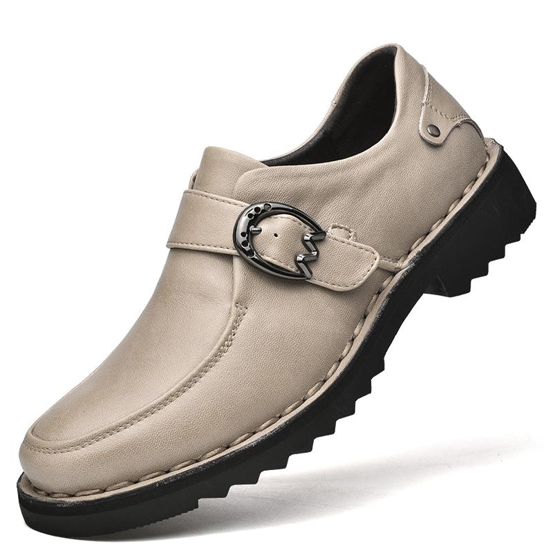 Nové Pánské Boty Klasické Pánské Společenské Boty S Přezkou Kožené Svatby Boty Pánské Formální Baleríny Business Boty Luxusní Značka Černé Boty Pánské