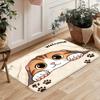 Flannel Cat Welcome Floor Mat, Non-slip Absorbent Floor Mat At The Entrance, Dirt-resistant Carpet At The Entrance of The Home