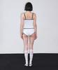 VINAJ One-Sided Ribbon Line Low Bikini Panties (White)