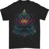 A Colourful Lotus Flower Mens T-Shirt 100% Cotton