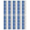 100 Stück Gabelverbinder Blau Stabile Leitfähigkeit 19A Sicher Isolierte Crimpanschlüsse Drahtanschluss für