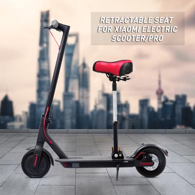 Foldable Height Adjustable Saddle Set for M365 Scooter Electric Scooter Retractable Seat with Bumper