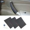 For BMW X5 E70 X6 E71 2007 2008 2009 2010 2011 2012 2013 3pcs Car Interior Door Pull Handle Leather Cover Trim Red Blue Line