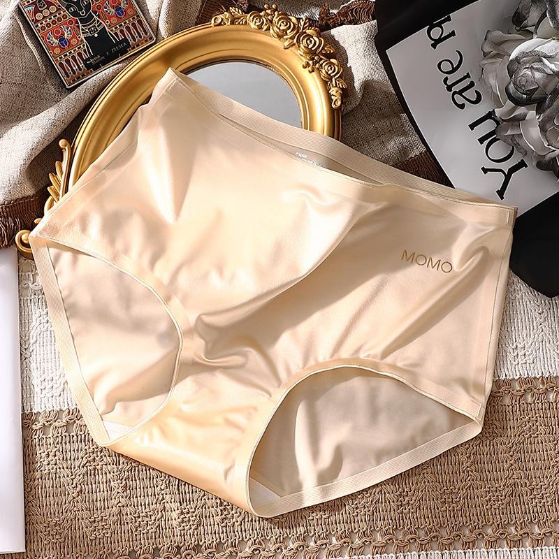 

Високоякісна шовкова шовковиста білизна з жіночним відчуттям, обгорнута сідницями, антибактеріальна жіноча білизна з середньою талією кольору шовковиці XL