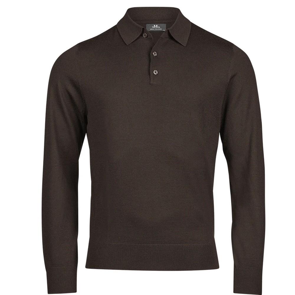 Tee Jays Mens Knitted Polo Shirt