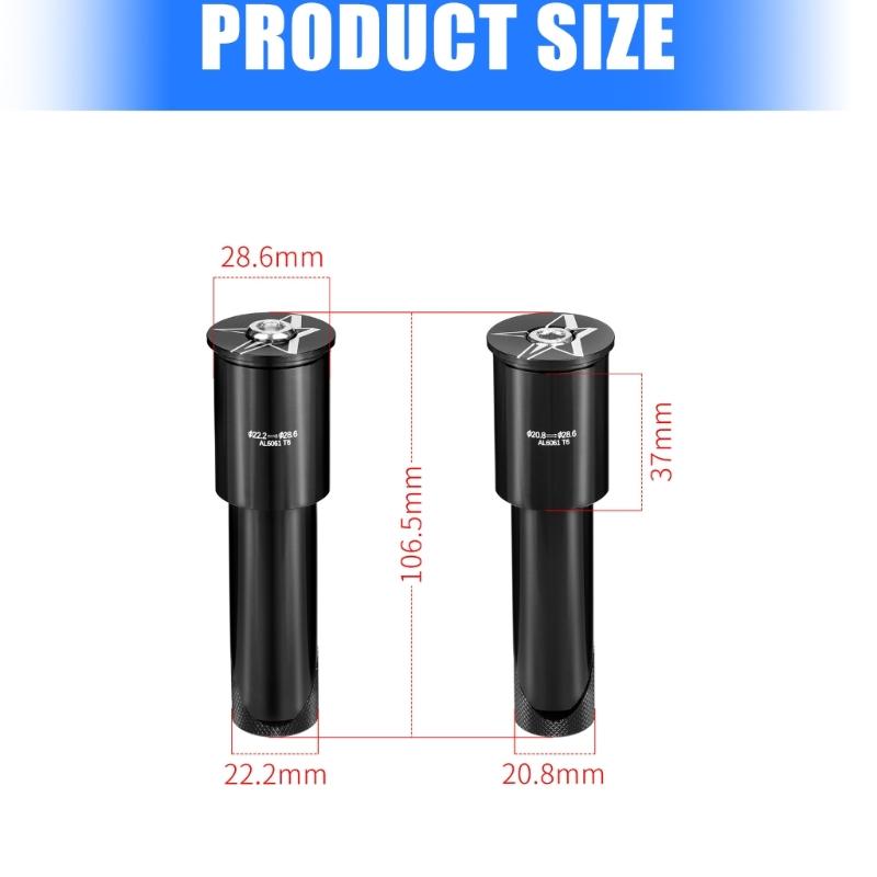 Heavy Type Bike Fork Adapters Engineered Bike Handlebars Adapters Conversion Part for Balances Bikes and Scooters