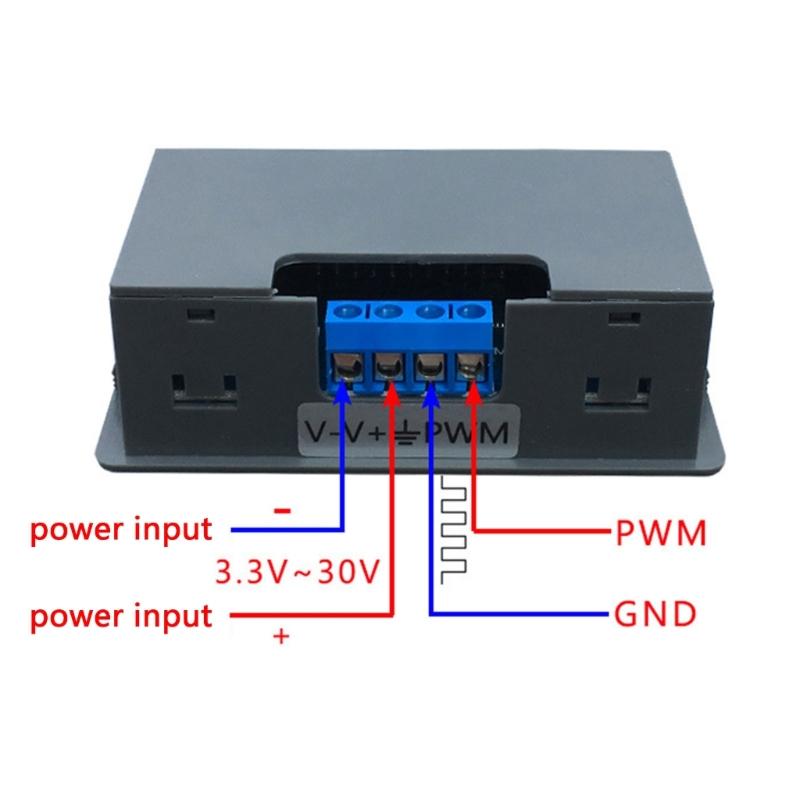 Square Waves Signal Generator Module 1Hz-150KHz with Adjustable Duty Cycle & LCD Screen for Microcontroller Applications