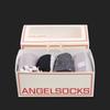 ANGEL SOCKS SET003_Gray Gray Toned-down Daily Fashion Gift Ankle Socks Socks Spring Gold Jewelry