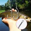 New Invention Size0.5#-13# 12pcs/pack High Carbon Steel Fishing Hook Sharp Barbed Automatic Flip Fishhook for Carp Fishing