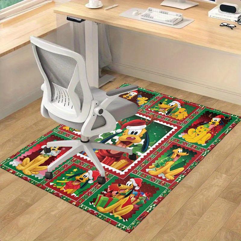 

1pc,Christmas Pluto Dog Holiday Decorative Rug - Festive Home Office Chair Mat Outdoor GiftH200 60cm by 90cm