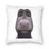 Donkey Stares Into Your Soul Square Pillowcase Polyester Linen Velvet Printed Zip Decor Throw Pillow Case Car Cushion Cover