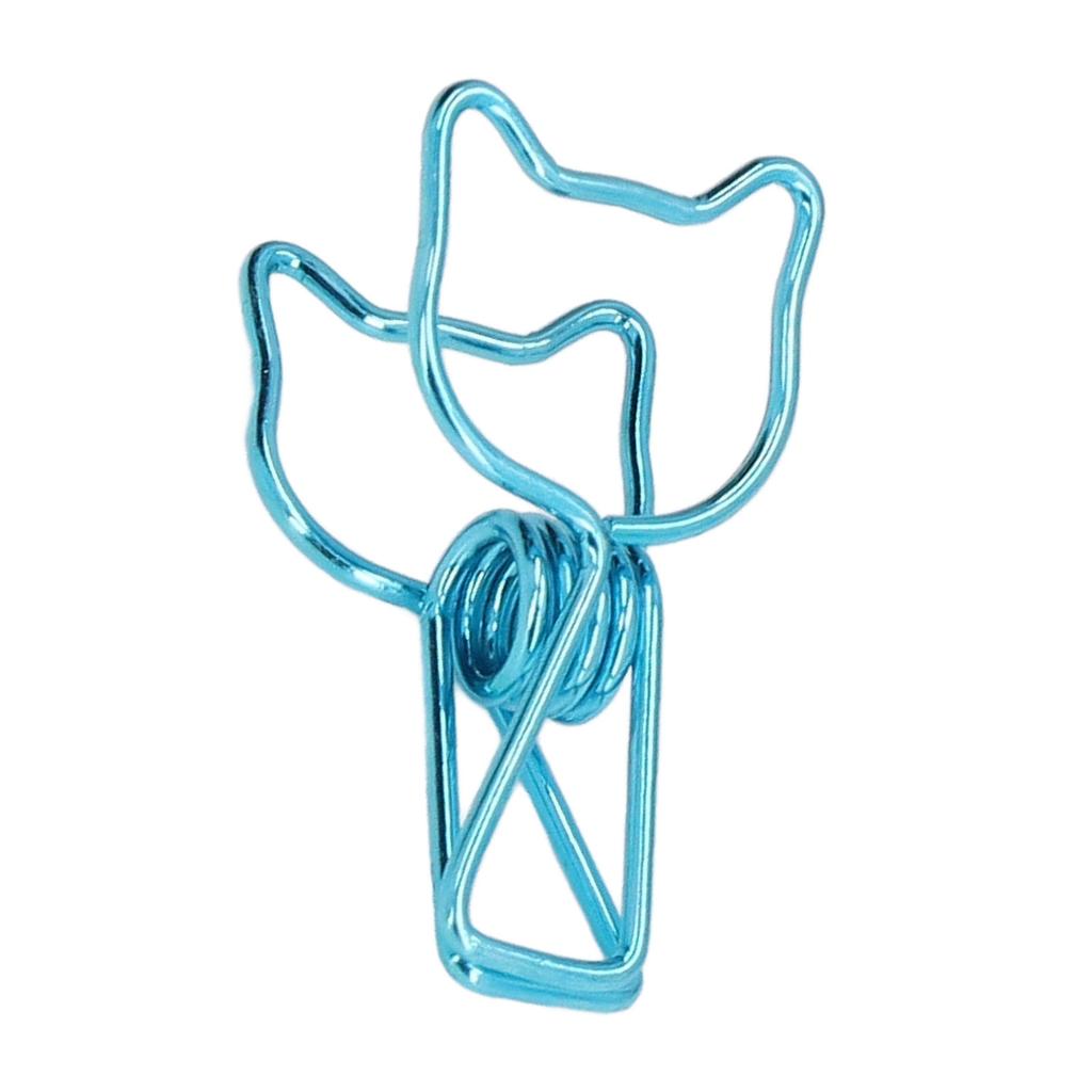 20pcs Paper Clips Attractive Decorative Stable Reliable Hollow Design Elegant Style Reusable Clamps
