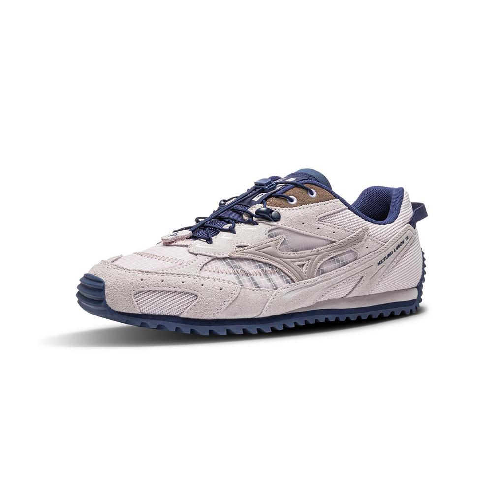Mizuno LG 60S TL Lightweight Breathable Slip-Resistant Durable Low-Top Casual Shoes Women Sneakers Gray Purple D1GH263201