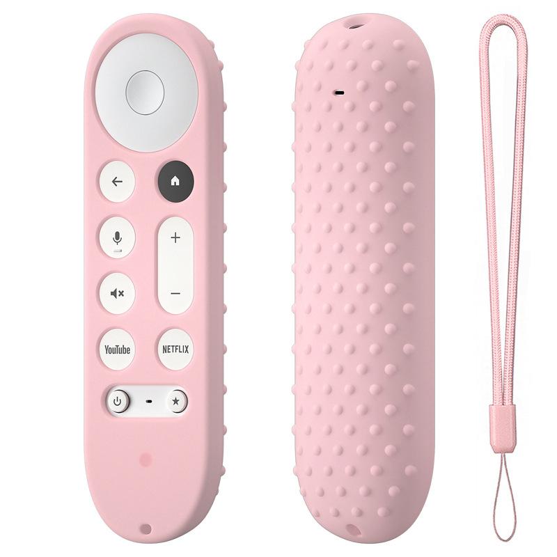 Soft Non-slip Silicone Case For Google TV Remote Control Protective Cover Shell for Streamer 4K TV 2025 Voice Remote Control