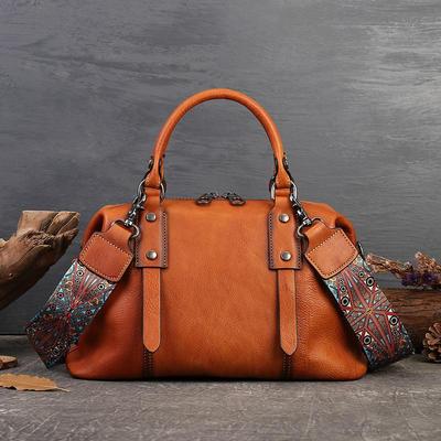 Große Kapazität Echtes Leder Casual Tote Vintage Frauen Tasche Weiche Echtes Rindsleder Business Handtasche Schulter Taschen