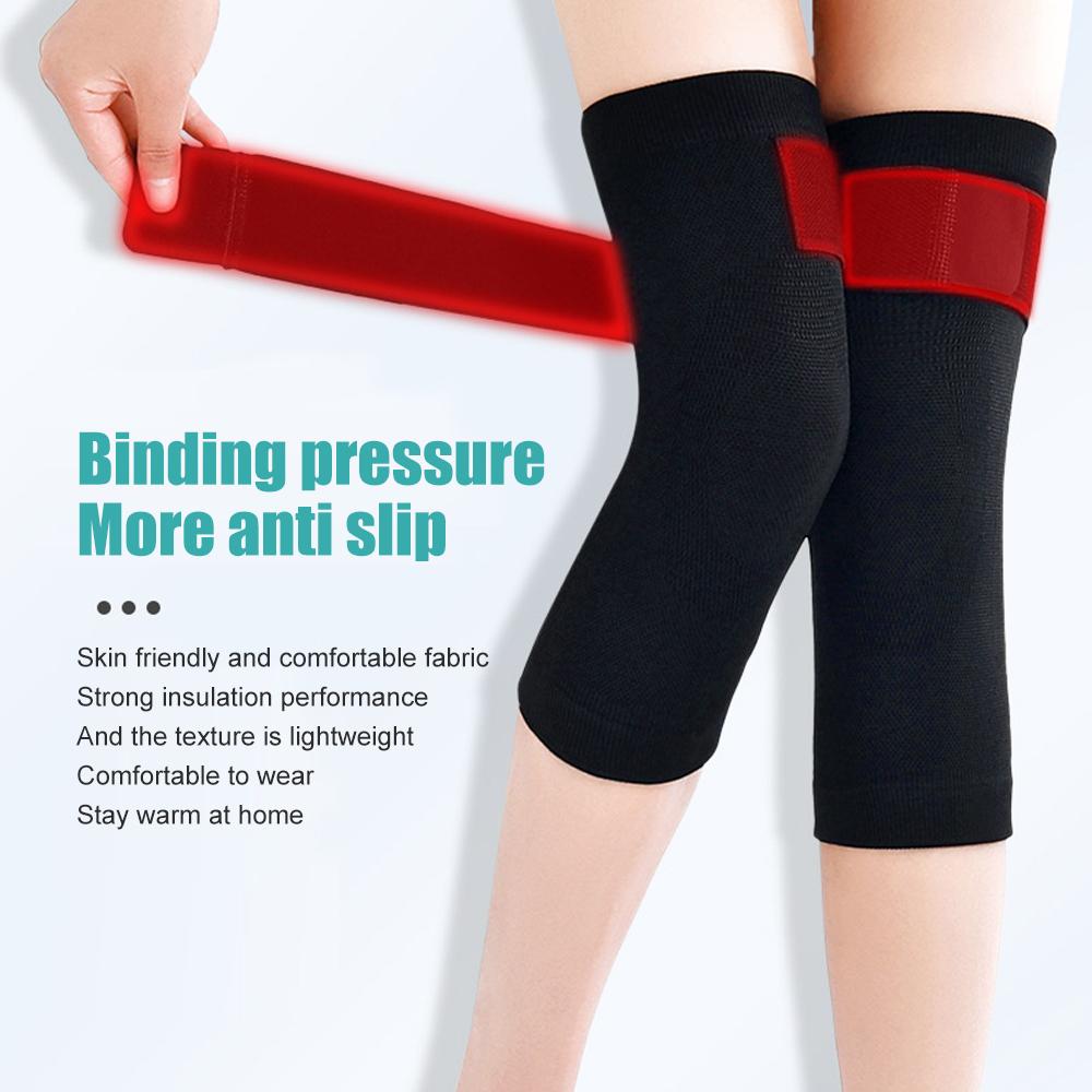 1Pair Compression Knee Sleeves Elastic Knee Brace For Arthritis Pain Relief, Leg Pain Management, Knee Support For Sport Running