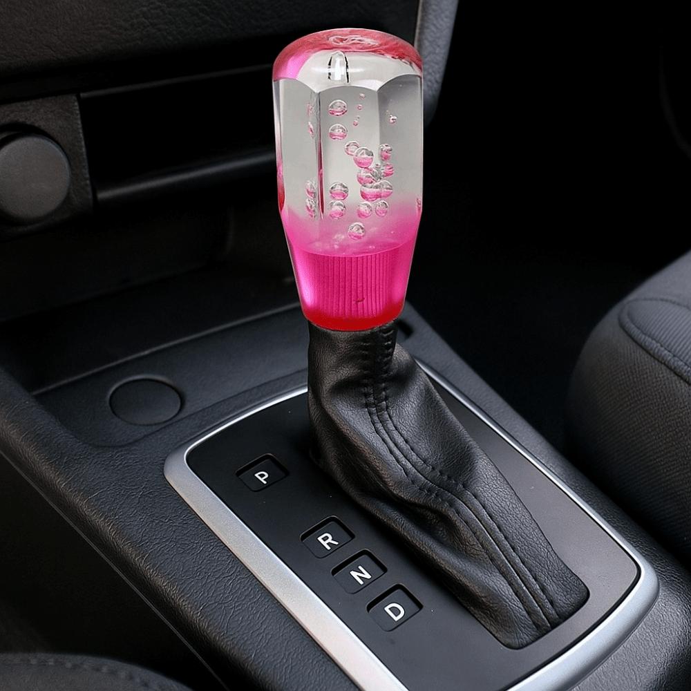 Transparent Bubble Transmission Shifter Crystal Transparent Manual Shift Knob  Car Accessories