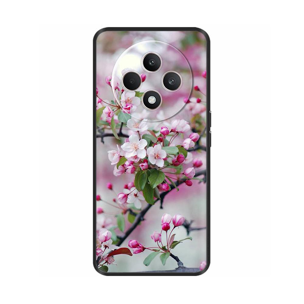 For Oppo Reno 12F 4G Case Reno12 F 5G Shockproof Cover Cute Painted Soft Black Silicone Phone Cases For OPPO Reno12F 4G 5G Coque