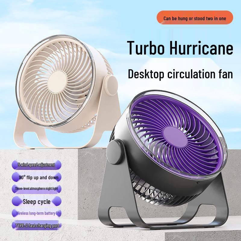 USB Mini Desktop Clip Fan - Ultra-Quiet, Multi-Functional for Dorms & Offices