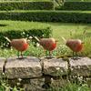 Decorative Bird Sculptures for Bedroom Rustic Metal Birds Decoration, Outdoor Garden Statue Ornaments, Unique Statues Birthday Gifts Distressed