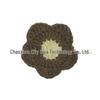 Hand-Crocheted 3D Lace Flower Patches for Clothing Decoration