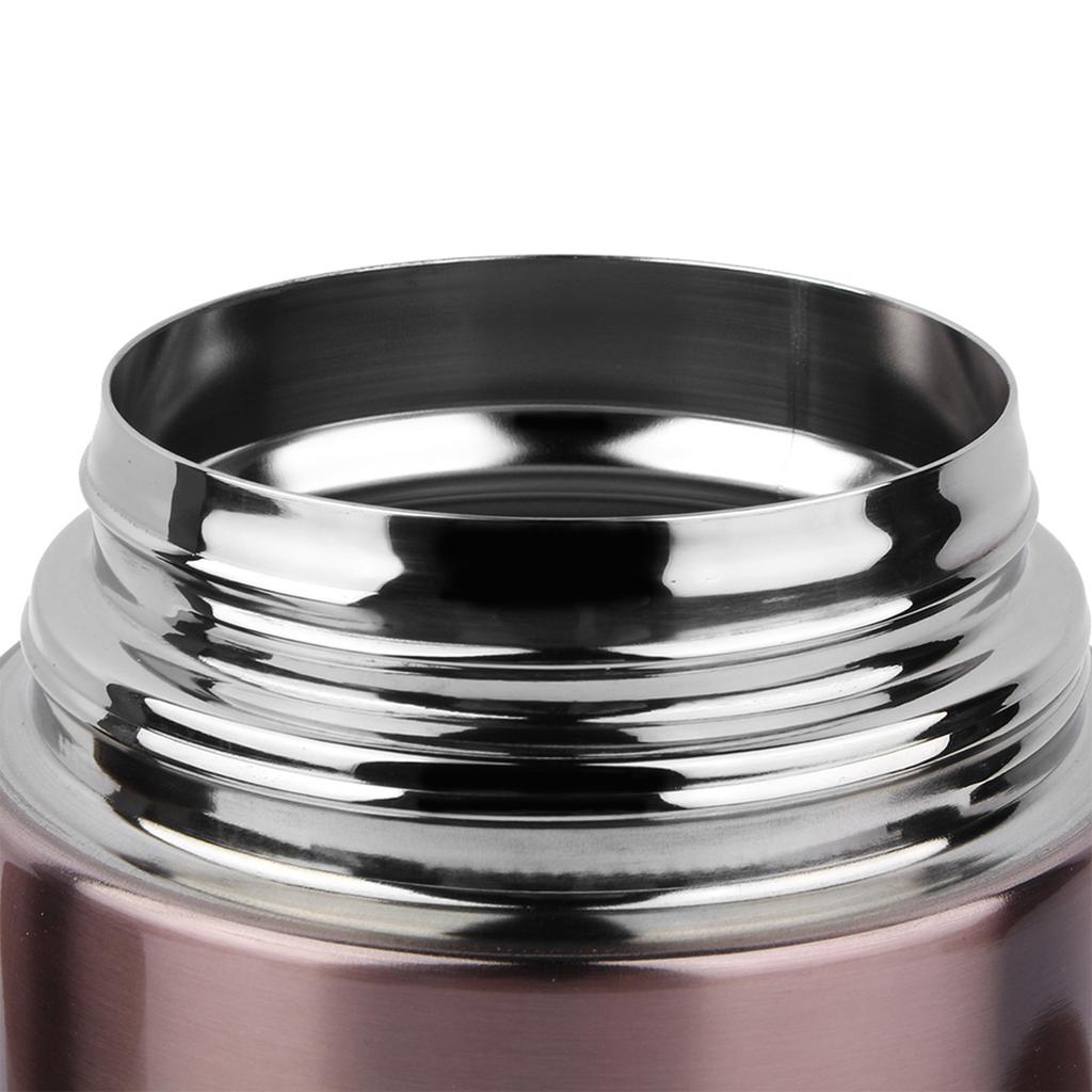 800ml Edelstahl Tragbarer Vakuumbecher Wasserflaschen mit Becherhülle (Champagnergold)