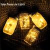Waterproof Solar Mason Jar Lights for Outdoor Decor: Hanging Garden Fence Lights & Courtyard Pendants