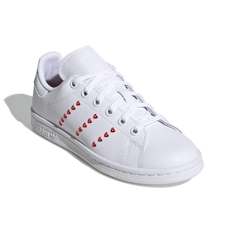 adidas Stan Smith Cloud White Lush Red GS EG6495