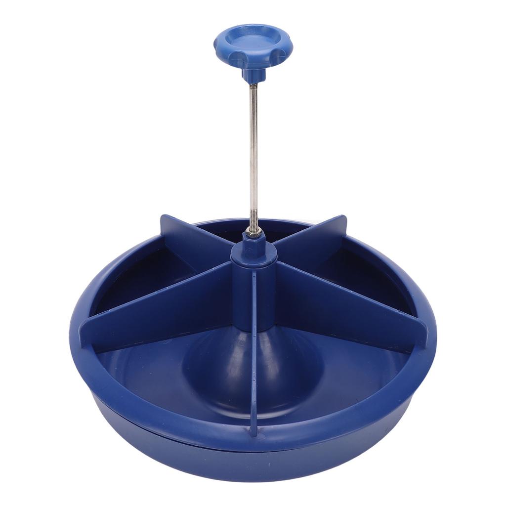 Plastic   Feeder, Made of High Quality Plastic, 5 Slot Round   Food Bowl with   Edges, Easy to Wash and Maintain,