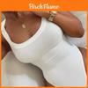 Female Summer Bodycon Jumpsuit With Splicing Polyester And Spandex For Casual Wear