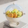 Transparent Sphere Fruit Snack Box High Footed Coffee Capsule Storage Rack  Countertop