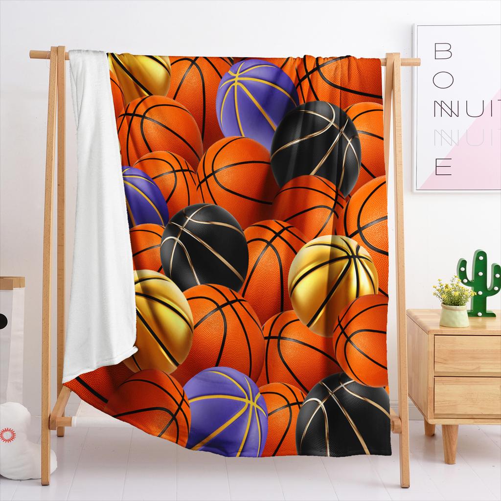 Decke Flanelldecke Elemente Stapeln Fußball Katze Hund 3D Digitaldruck Decke Decke