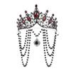 Madonna Halo Crown Headdress Lolita Retro Handmade Halloween Dark Gothic Crown Style Hair Accessories
