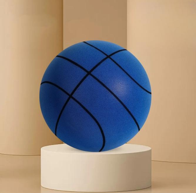 Piłka do odbijania 24cm Cicha Piłka do Koszykówki Halowa Piankowa Piłka do Koszykówki Cicha Miękka Piłka Rozmiar 7 Odbijająca Powietrze Piłka do Koszykówki 3/5/7 Zabawka Sportowa