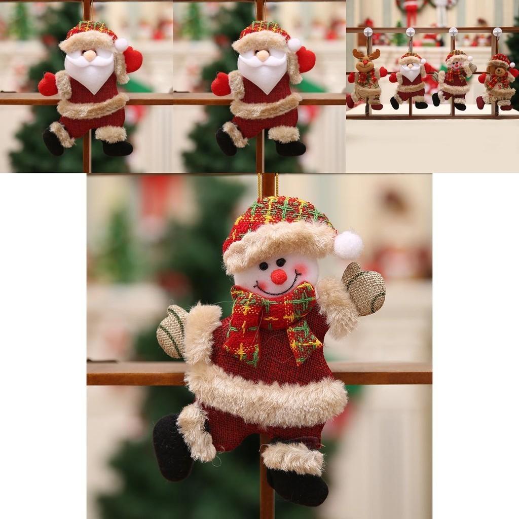 Rozkošní plyšoví panenky Santa Clause, sněhuláka, losa a medvěda pro okouzlující sváteční dekorace