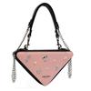 Prada Cosmetic bag/toiletry bag [Customized bag] Sweet Star Pink Simple, niche and high-end, trendy, commuting, exquisite Sweet Star Powder Pack