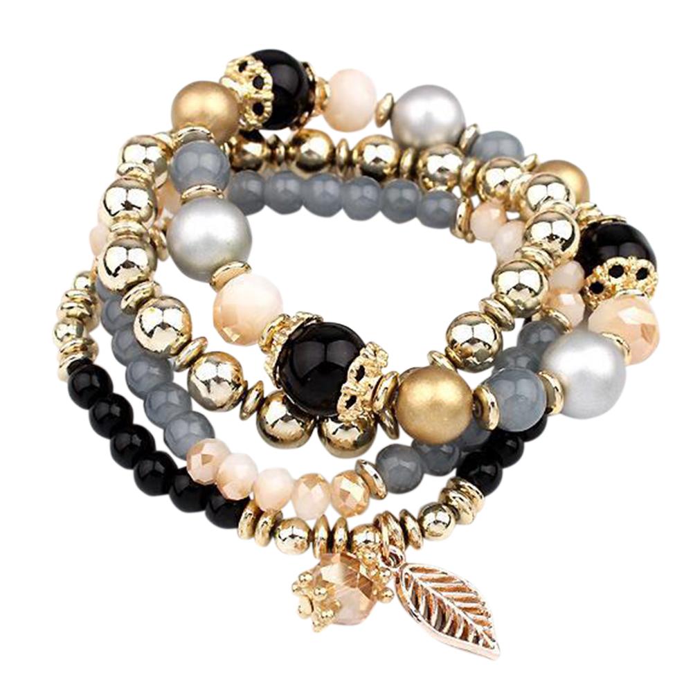 Fashion Creative 4 in 1 Multiple Layer Bracelet Women Elegant All-match Hand Chain