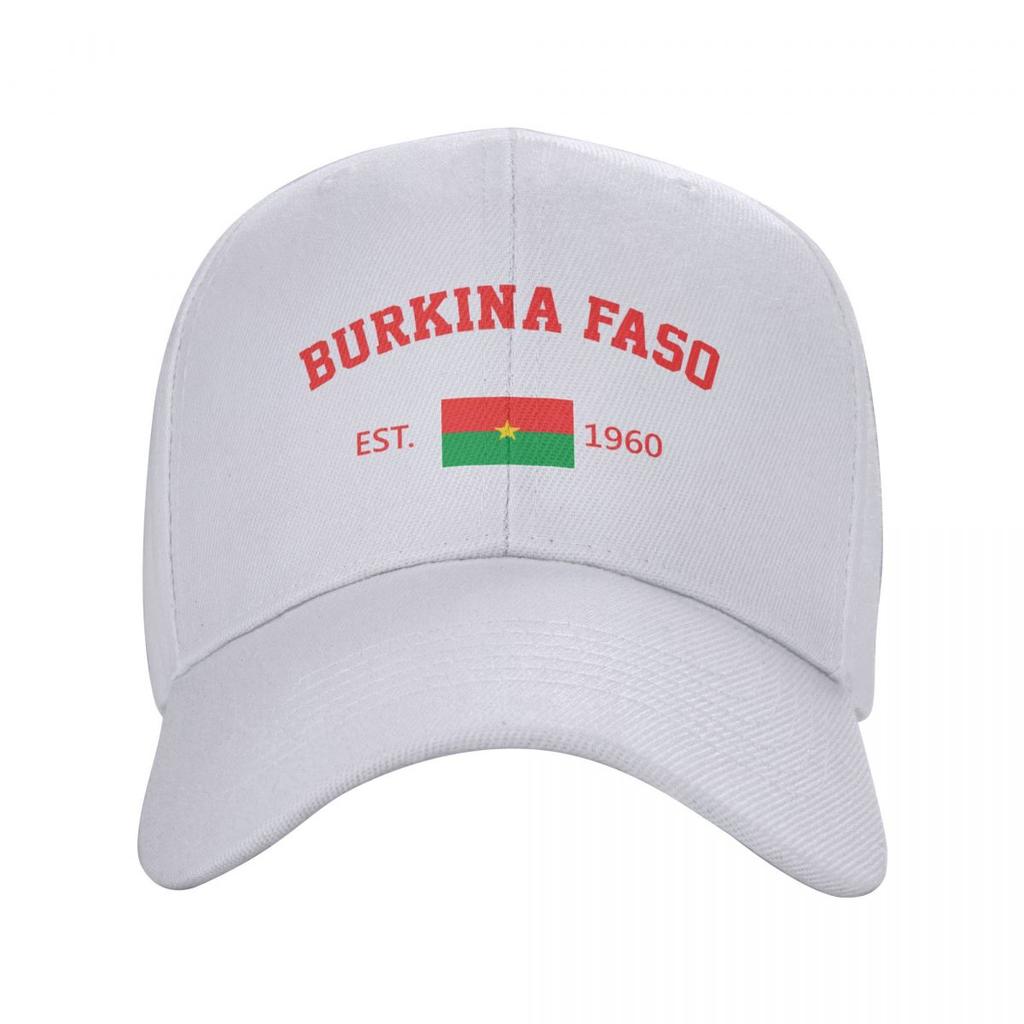 Baseball Cap Burkina Faso EST Independence Day Wild Sun Shade Peaked Adjustable Outdoor Caps