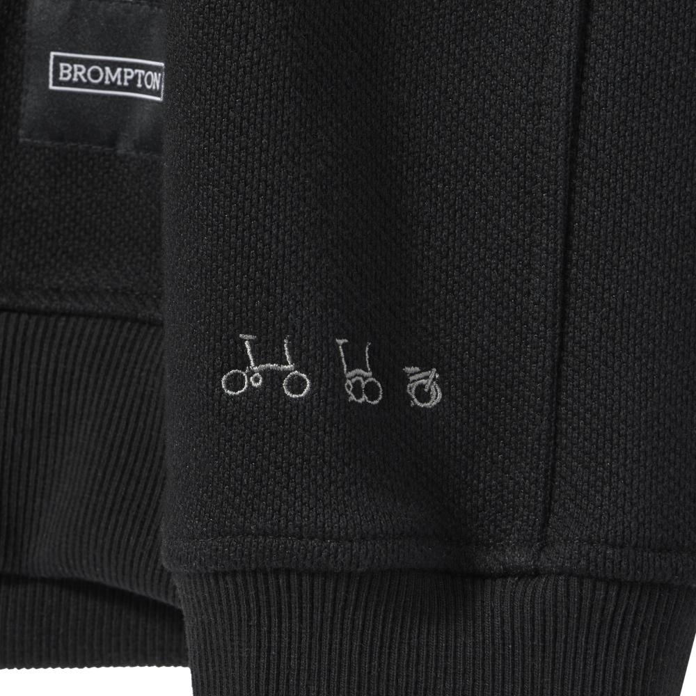 BROMPTON LONDON Jacquard Sweatshirt - Black (P241Usw405)