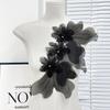 3D Dress Cloth Pin Multi-layer Embroidery Studded Patch New Organza Flower Patch  Corsage Accessory