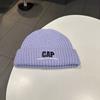 Knitted Hat For Men Women Winter Warmth With Embroidered Letters College Style