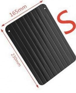 Defrosting Tray for Frozen Meat Fish Rapid and Safer Way of Thawing Food Non-Electric Aluminum Thawing High Thermal Conductivity