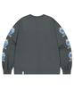 MAHAGRID Heart Logo Ls Tee Charcoal(Mg2Efmt566A)