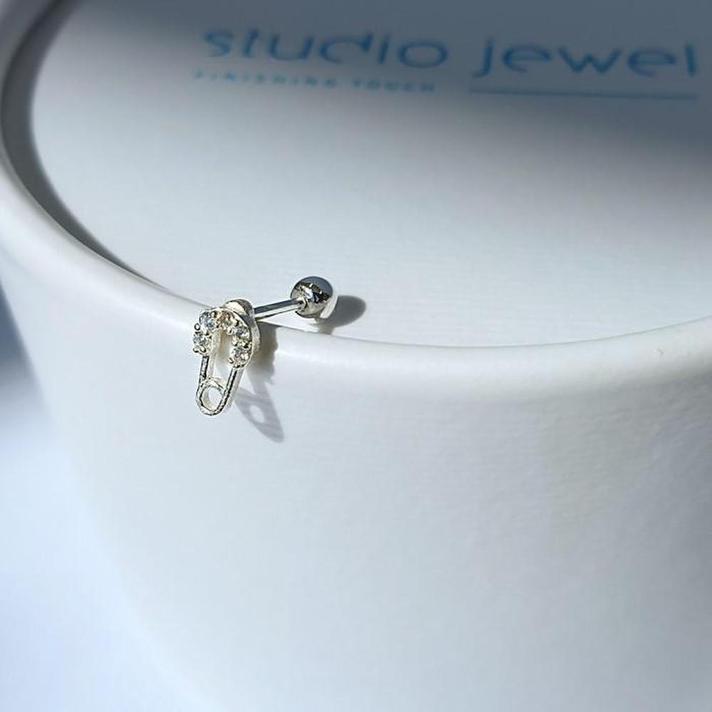 Silver 925 Clip Cubic Piercing (S6826504)