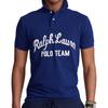 Polo Ralph Lauren SS23 Letter Embroidery Slim Fit Short Sleeve Polo Shirt Men Polo Shirts Navy-Blue 710835793-001