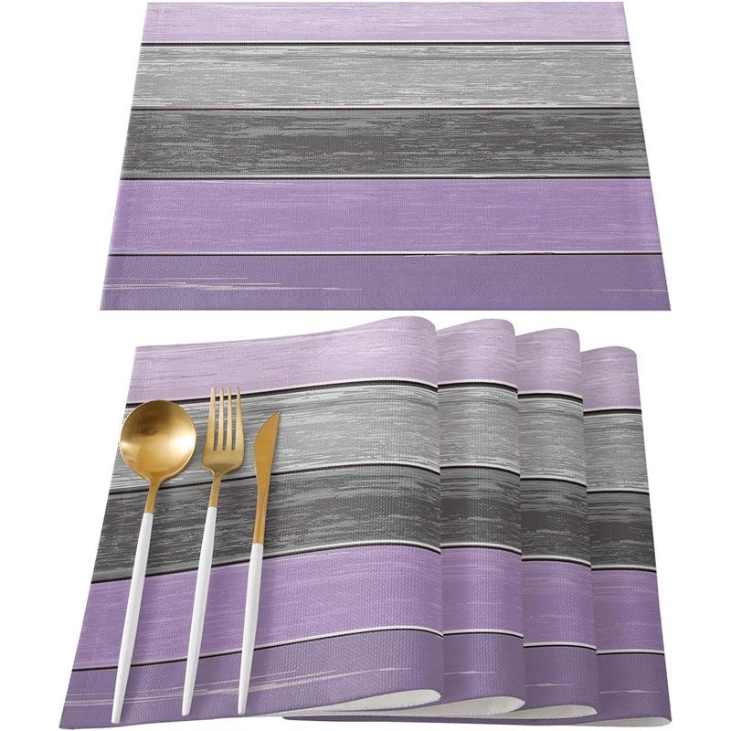 New Christmas Linen Square Placemat - Festive Party Tablecloth Decor, Beautify Coffee Table Mat.
